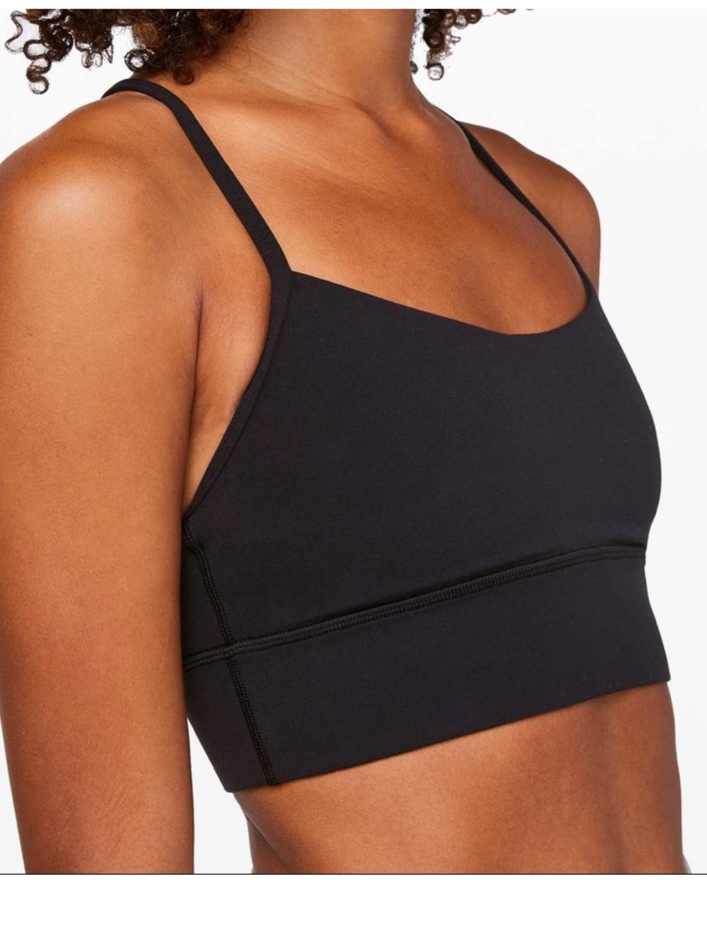 Lululemon Flow Y longline sports bra black Nulu - 4